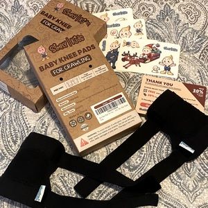 Baby Knee Pads in Black from Simply Kids